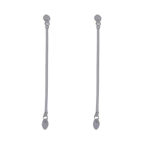 2Pièces Épaule Cuir Gris Sac Fourre-Tout Accessoire Robuste 1