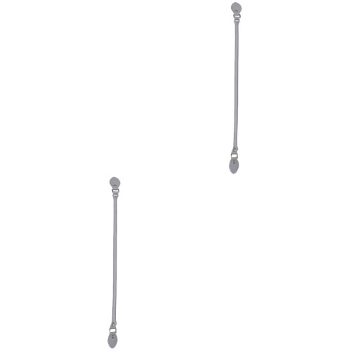 2Pièces Épaule Cuir Gris Sac Fourre-Tout Accessoire Robuste 2