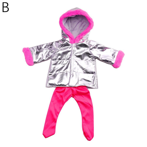 Conjunto de roupas para boneca de 45 cm (18 polegadas), moderno e colorido, serve para diversos tipos de boneca, com várias peças. 2