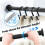Barre de douche extensible avec ressort d'assistance, 3 tailles 3