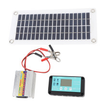 30W Solar Panel Inverter Kit, 220W, 12V to 220V, USB & Type-C