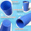 Barneplastkopper 5,5 oz stablebare gjenbrukbare 24 stk 2