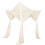 4-Ecken-Betthimmel aus Polyester mit Befestigungsmaterial 2