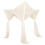 4-Ecken-Betthimmel aus Polyester mit Befestigungsmaterial 5