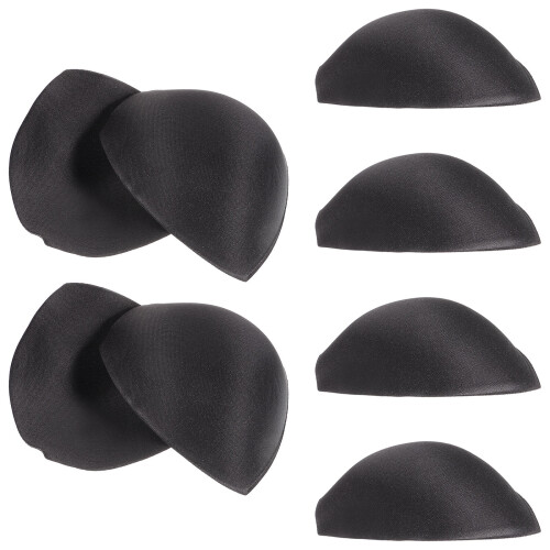Padded Inserts Bra Pad Insert Black 4 Pair 2