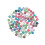 300Pièces Cabochons Résine Flatback Colorés Accessoires DIY 1