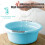 Tykk plastservant 32,5 x 23 x 10 cm blå 5