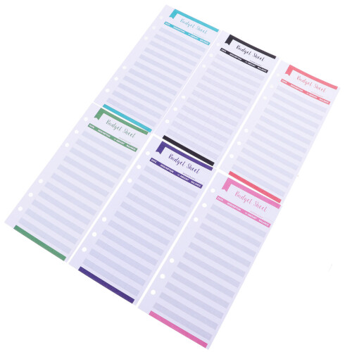 24Pièces Budget Multicolores Usage Personnel
