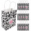 60Pièces Papier Cadeaux Poignées Kraft Papier Multicolores 1