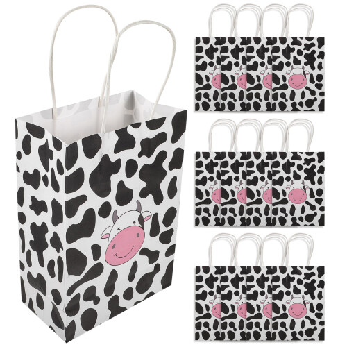 60Pièces Papier Cadeaux Poignées Kraft Papier Multicolores