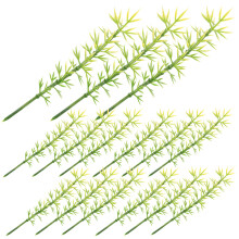 200Pièces Arbre Bambou Plastique Vert Décor Naturel Pour Maquettes