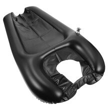 4Pièces Coussin Pratique Gonflable Noir Durable