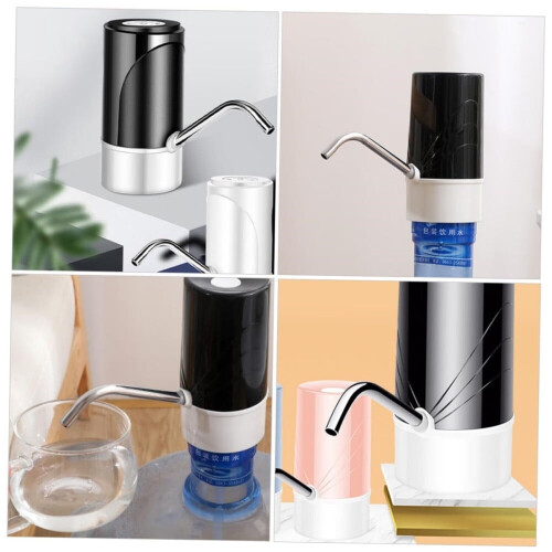 Pompe à eau portable électrique en forme de gallon (1 pièce, noire) 1