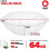 32oz Clear Plastic Salad Bowls with Lids (50 Pack) 2