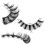3D Ρωσικές Βλεφαρίδες με Strip, Wispy Faux Mink DD Curl, 10 Ζεύγη 3