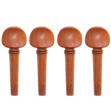 12Pièces Axes De Violon En Bois De Jujube Khaki Confort D'usage