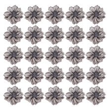 120PiĂšces Fleurs Ruban Gris Pour Mariage FĂȘte Accessoires