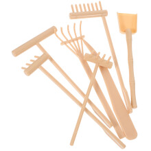 3Ensembles Accessoires Zen Jardin Râteaux Mini Plastique