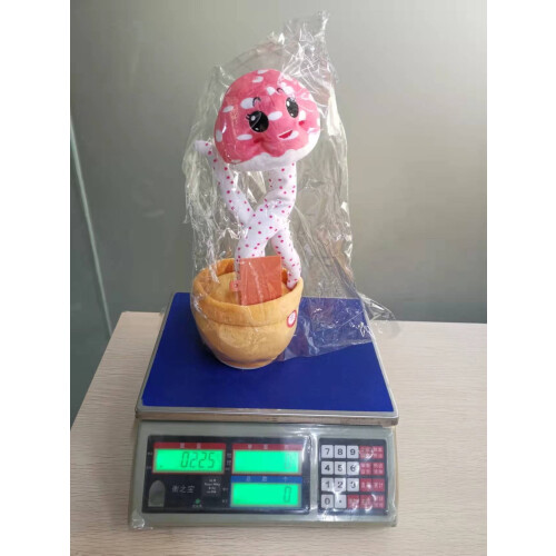 Cogumelo de Pelúcia Cantante e Dançante de 32 cm 2
