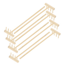 40Pièces Râteaux Miniatures En Bambou Beige Pour Jardin Zen Déco