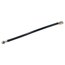 3Pièces Tuyau Extension Gonflage Noir Pour Pneu Fiable