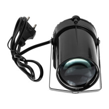 1Ensemble Lumière Disco Rotative Noir En Fer Pour Fête Et Bar