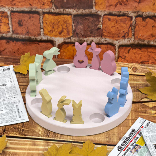 Silikon-Osterhasen-3D-Form, 1 Stück 2