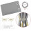 Blackout Grommet Curtains 52x84 in, Polyester, 2 Panels 4