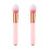6Pièces Pinceaux Maquillage Roses Nylon Doux Application Uniforme 1