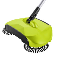 2Pièces Balai Pelle Vert Rotative Pour Sols