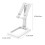 Justerbar tabletholder til skrivebord – hvid, ABS og metal 2