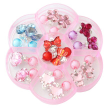 21Paires Boucles D’oreilles Clip-on Enfant Motif Adorable