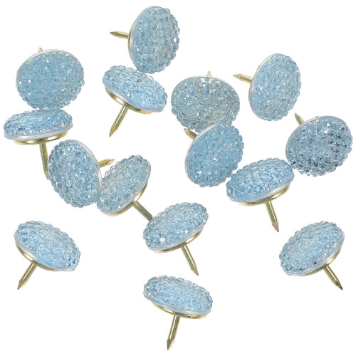 45Pièces Mini Punaises Bleues Pour Et Décoration