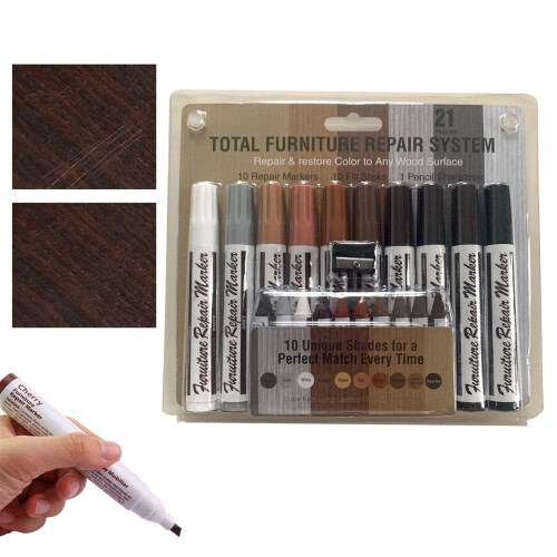 Träfärgpennor och vaxstift 20 st 1