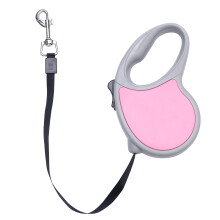 2Pièces Laisse Rétractable Rose Avec