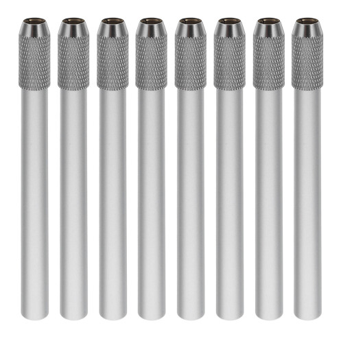 24Pièces Accessoire Porte-Crayon Robuste Argent Pour Et École