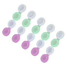 20Pièces Étuis À Lentilles Assortis Sécurisés Légers Pour Voyage