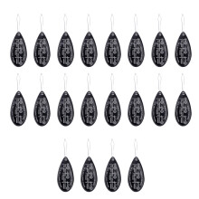 60Pièces Outils Couture Métal Noir Enfile-Aiguilles Facile À Utiliser