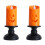 Halloween LED Candle Light Pumpkin Lantern 2Pcs 2