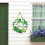 Hängande träskylt för St Patrick's Day 32,9x30 cm 4