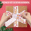 Weihnachtsband mit Drahtwicklung – Grün-rotes Lebkuchenmuster 2