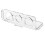 Acryl organizer voor haarstylingtools, wandmontage, 3 vakken 2