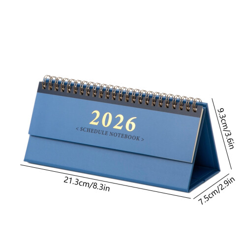 2026Οριζόντιος Σχεδιαστής Ημερολογίου Γραφείου 15 Μηνών 2