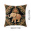 Vintage elefantpudebetræk bohemsk polyester 45x45 cm 3