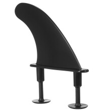 3 Stück 4,5 Zoll Kunststoff-Surfboard-Flossen mit Schrauben für Longboard-Surfen