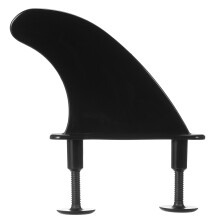 3 Stück 4,5 Zoll Kunststoffsurfboard-Flossen mit Schrauben für weiche Longboard-Zubehör