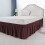 Polyester-Bettrock, Queen-Size, 38 cm Fallhöhe 2