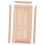 OUNONA Μίνι Ξύλινη Πόρτα για Κουκλόσπιτο1: 12 DIY Πόρτα Μινιατούρα Ξύλινη Πόρτα 8