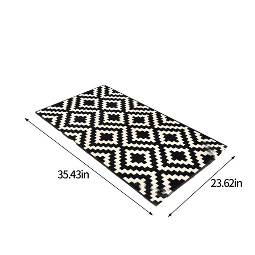 Halkfri badrumsmatta 60x90cm mögelresistent 2