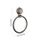 Handdoekring met zuignap van aluminiumlegering 5